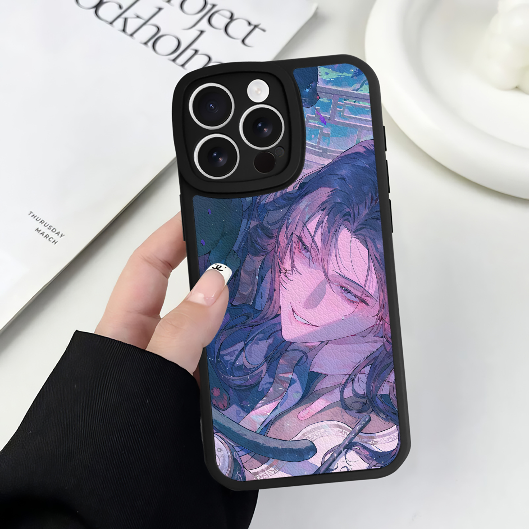 薬屋のひとりごと The Apothecary Diaries 【iPhone 16シリーズ対応】シリコンスマホケース（レザー調） 材質：シリコン